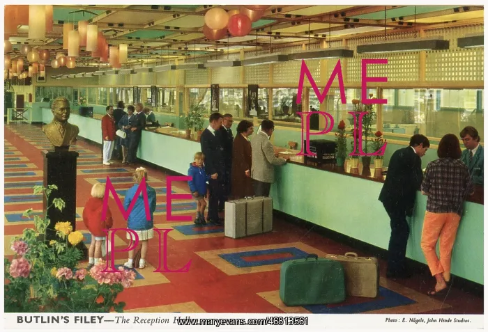 : Butlin's Filey - The Reception Hall : Butlin's Filey - The Reception Hall