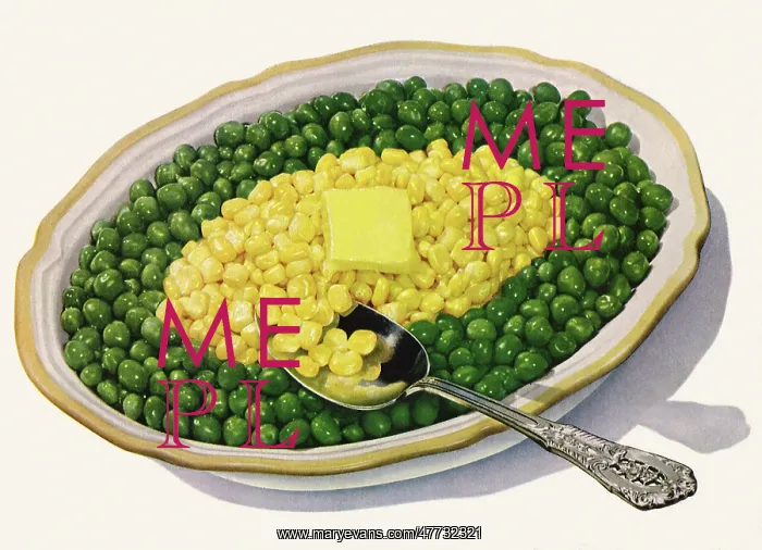  : Butter Melting on Peas and Corn