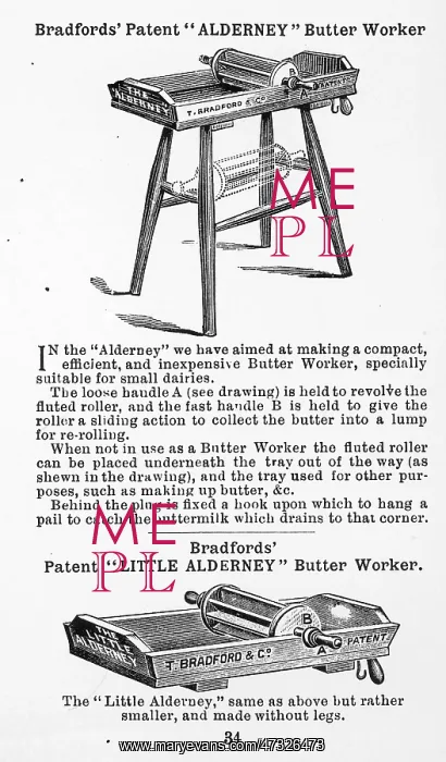 : BUTTER-WORKING EQUIPMENT : BUTTER-WORKING EQUIPMENT