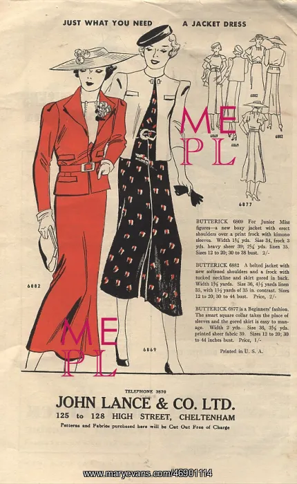 : Butterick pattern for boxy jackets and dress : Butterick pattern for boxy jackets and dress