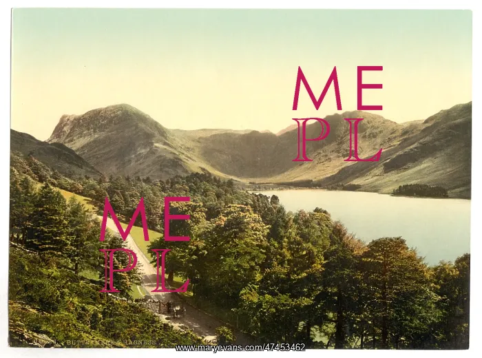: Buttermere and Hasness, Lake District, England : Buttermere and Hasness, Lake District, England