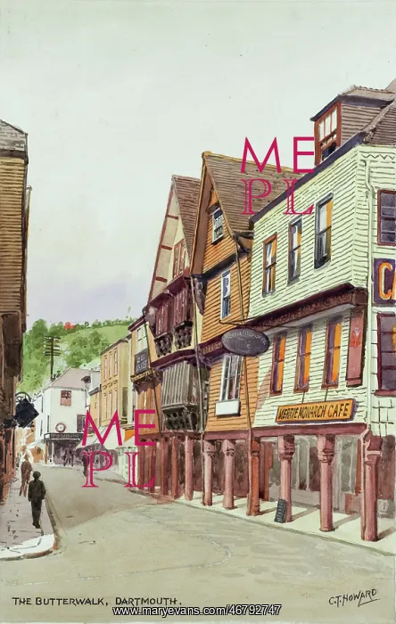 : Butterwalk, Dartmouth, Devon : Butterwalk, Dartmouth, Devon