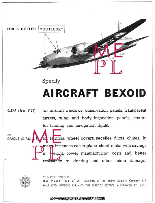 : BX Plastics BEXOID Transparencies : BX Plastics BEXOID Transparencies