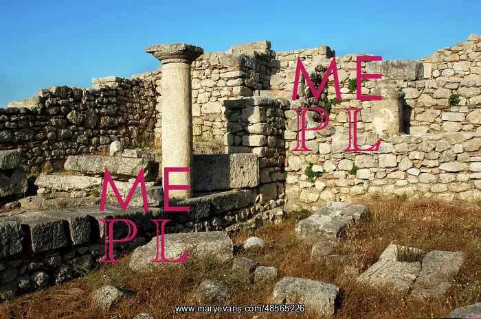 : Byllis Archeological Site. Cathedral. IV century A.C. Republ : Byllis Archeological Site. Cathedral. IV century A.C. Republ
