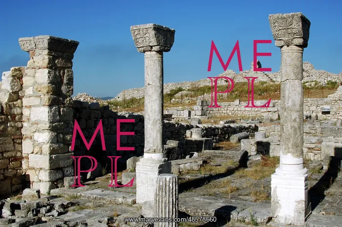 : Byllis Archeological Site. Cathedral. IV century A.C. Republ : Byllis Archeological Site. Cathedral. IV century A.C. Republ