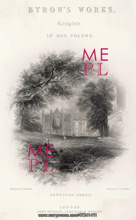 : BYRON / NEWSTEAD ABBEY : BYRON / NEWSTEAD ABBEY