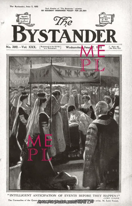 : Bystander cover - the Coronation of Queen Mary : Bystander cover - the Coronation of Queen Mary