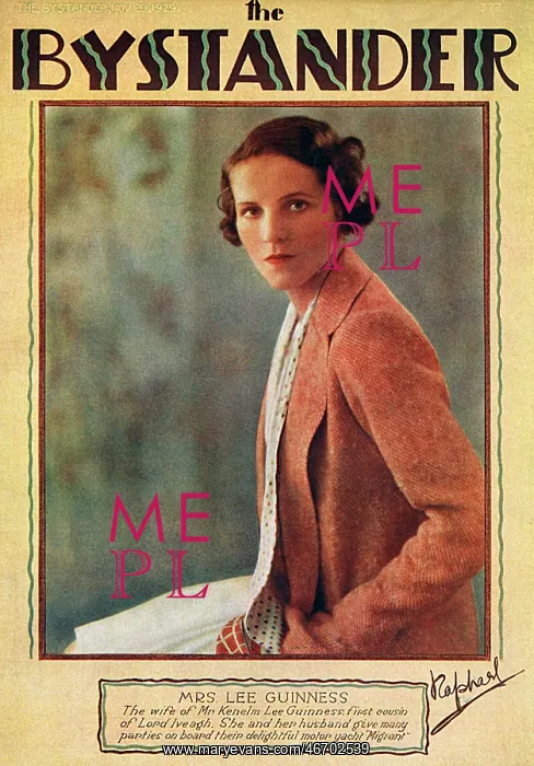: Bystander cover featuring Mrs Lee Guinness : Bystander cover featuring Mrs Lee Guinness