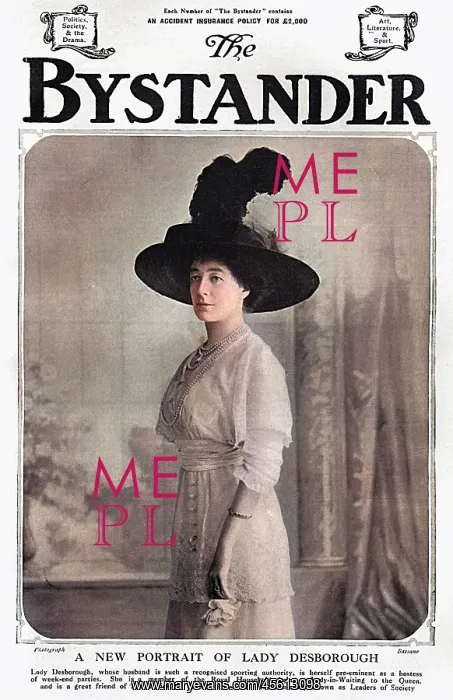 : Bystander cover - Lady Desborough : Bystander cover - Lady Desborough