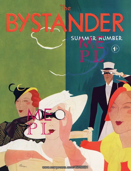 : Bystander front cover - Summer Number 1933 : Bystander front cover - Summer Number 1933