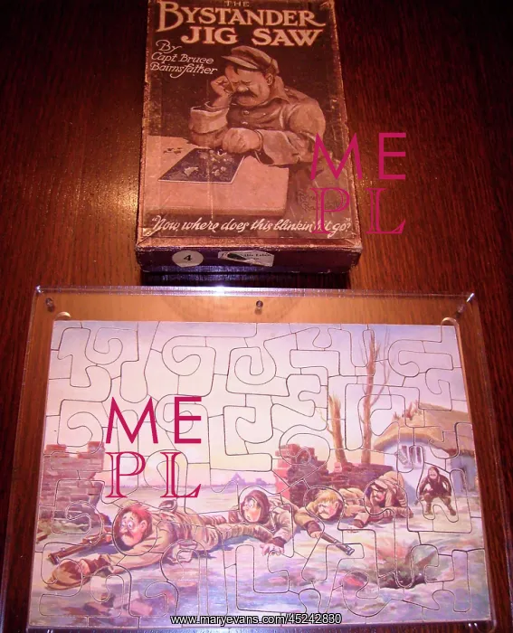 : Bystander Jigsaw By Capt. Bruce Bairnsfather : Bystander Jigsaw By Capt. Bruce Bairnsfather