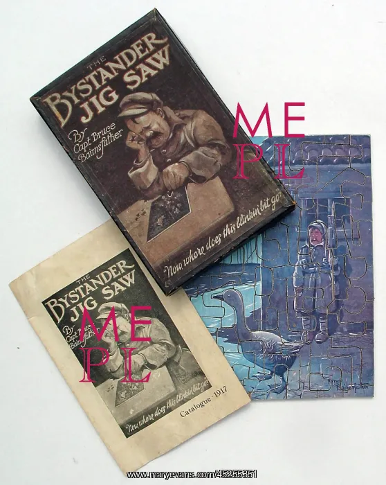: Bystander Jigsaw by Capt Bruce Bairnsfather : Bystander Jigsaw by Capt Bruce Bairnsfather
