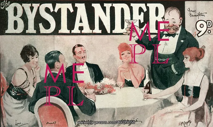 : Bystander masthead featuring Old Bill : Bystander masthead featuring Old Bill
