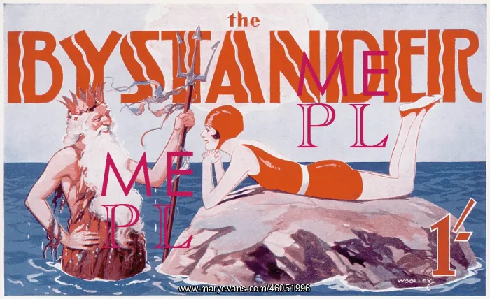 : Bystander masthead by Harry Woolley, 1930 : Bystander masthead by Harry Woolley, 1930