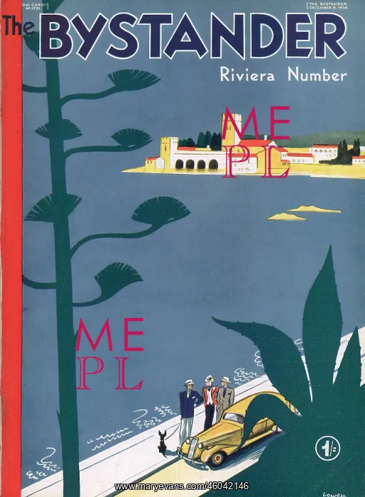 : The Bystander Riviera Number 1936 : The Bystander Riviera Number 1936