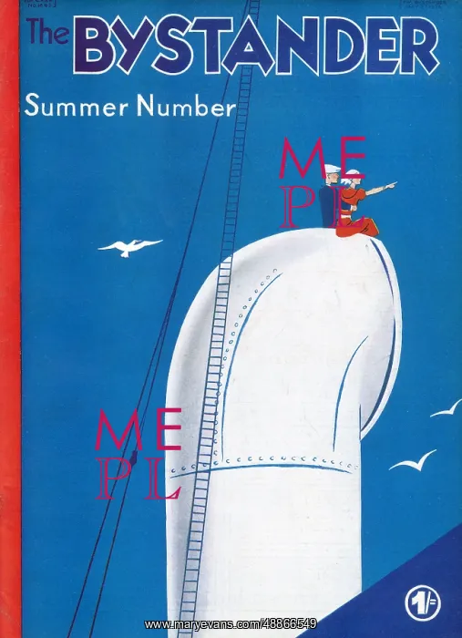: The Bystander Summer Number cover 1936 : The Bystander Summer Number cover 1936
