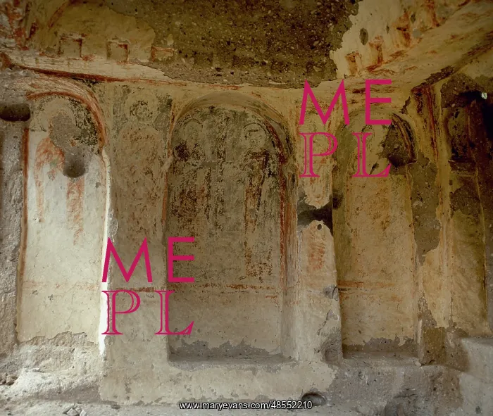 : Byzantine Art. Turkey. Cappadocia. Black Head Church. Sogan : Byzantine Art. Turkey. Cappadocia. Black Head Church. Sogan