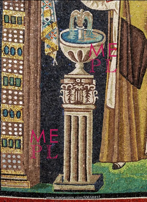 : Byzantine mosaic, Basilica of San Vitale, Ravenna, Italy : Byzantine mosaic, Basilica of San Vitale, Ravenna, Italy