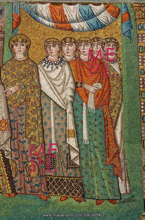 : Byzantine mosaic, Basilica of San Vitale, Ravenna, Italy : Byzantine mosaic, Basilica of San Vitale, Ravenna, Italy