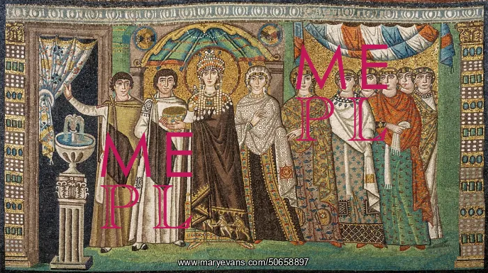 : Byzantine mosaic, Basilica of San Vitale, Ravenna, Italy : Byzantine mosaic, Basilica of San Vitale, Ravenna, Italy