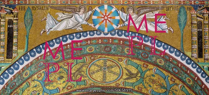  : Byzantine mosaic, Basilica of San Vitale, Ravenna, Italy