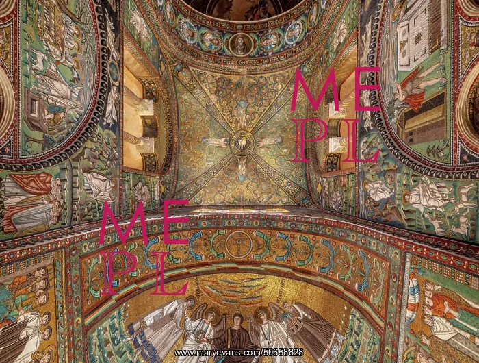 : Byzantine mosaics, Basilica of San Vitale, Ravenna, Italy : Byzantine mosaics, Basilica of San Vitale, Ravenna, Italy
