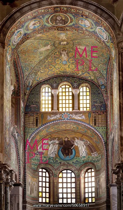 : Byzantine mosaics, Basilica of San Vitale, Ravenna, Italy : Byzantine mosaics, Basilica of San Vitale, Ravenna, Italy