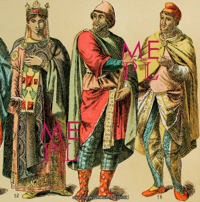 : Byzantines, 1000-1200. From left to right: women's : Byzantines, 1000-1200. From left to right: women's