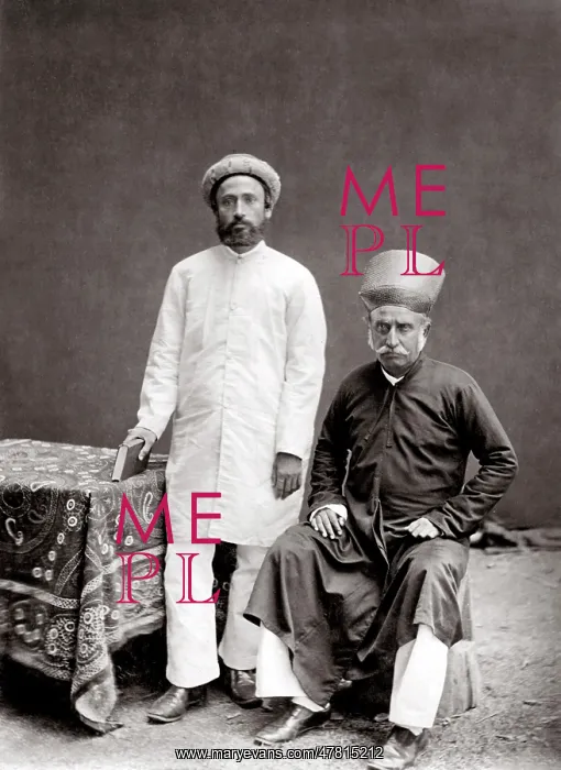  : c. 1870s India - two Parsi men