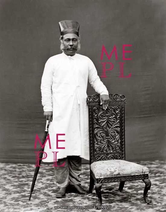  : c. 1880s India - Parsi merchant