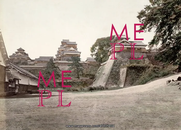  : c. 1880s Japan - Kumamoto Castle