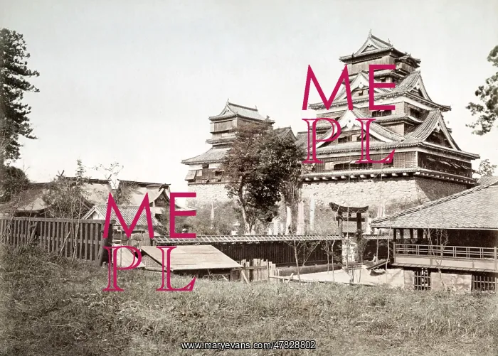  : c. 1880s Japan - Kumamoto Castle