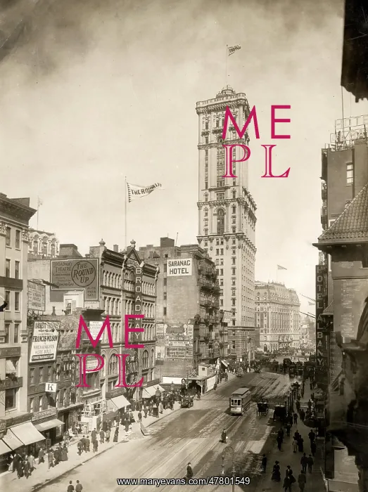 : c. 1925 Manhattan, NewYork street, possibly Broadway : c. 1925 Manhattan, NewYork street, possibly Broadway