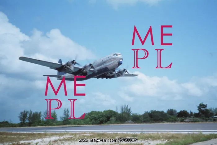 : C-97 at Belize : C-97 at Belize