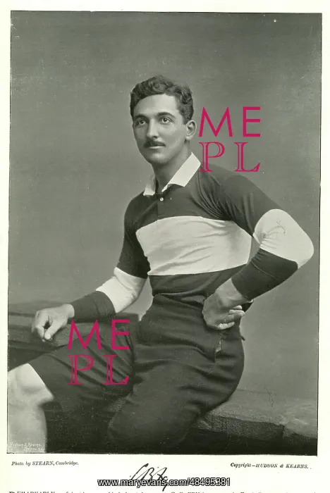 : C B Fry, Rugby player and Cricketer : C B Fry, Rugby player and Cricketer