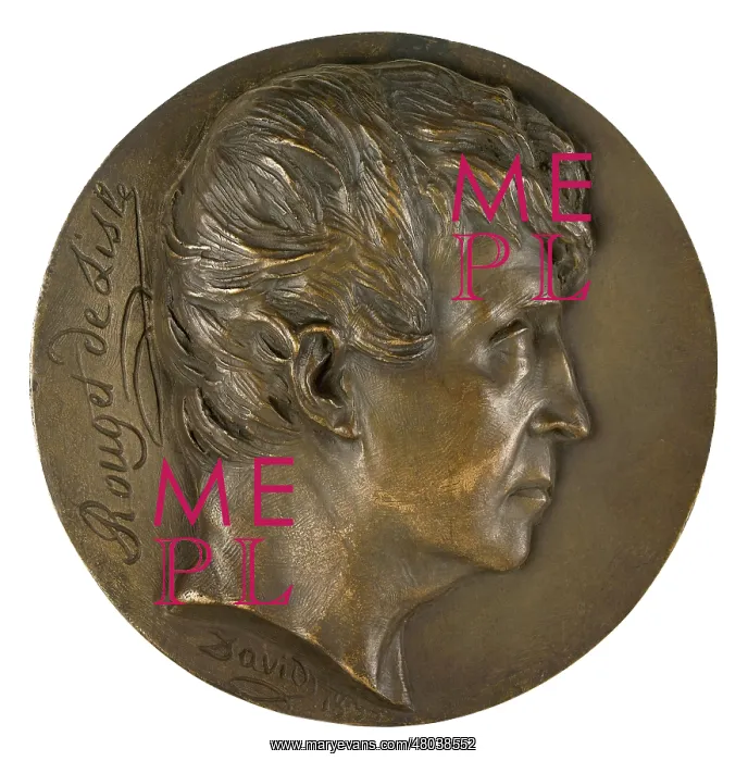 : C-J Rouget de Lisle, by David D'Angers : C-J Rouget de Lisle, by David D'Angers