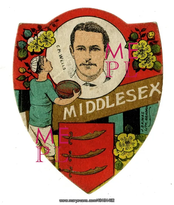 : C M Wells, Middlesex Rugby Player : C M Wells, Middlesex Rugby Player