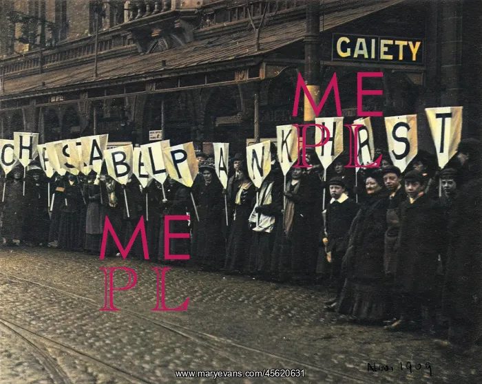  : C PANKHURST IN BANNERS