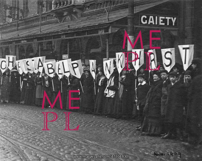  : C PANKHURST IN BANNERS