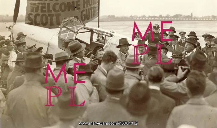 : C W A Scott and Giles Guthrie are greeted : C W A Scott and Giles Guthrie are greeted