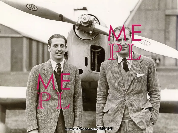 : C W A Scott, right, and his co-pilot Giles Guthrie : C W A Scott, right, and his co-pilot Giles Guthrie