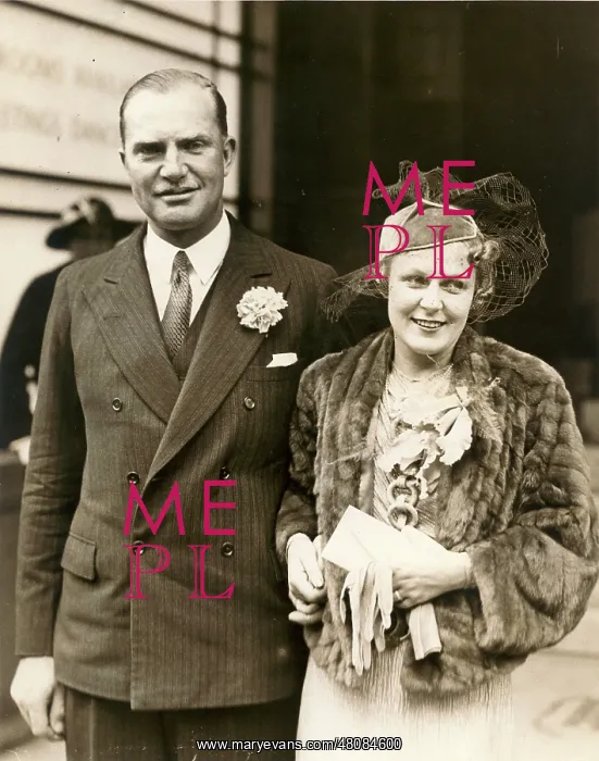 : C W A Scott with his second wife, Greta Bremner : C W A Scott with his second wife, Greta Bremner