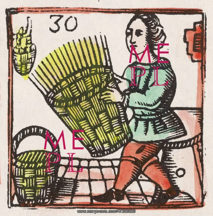  : C17 BASKETMAKING / WOODCUT