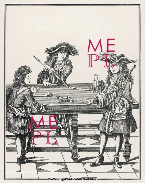: C17TH BILLIARDS GAME : C17TH BILLIARDS GAME