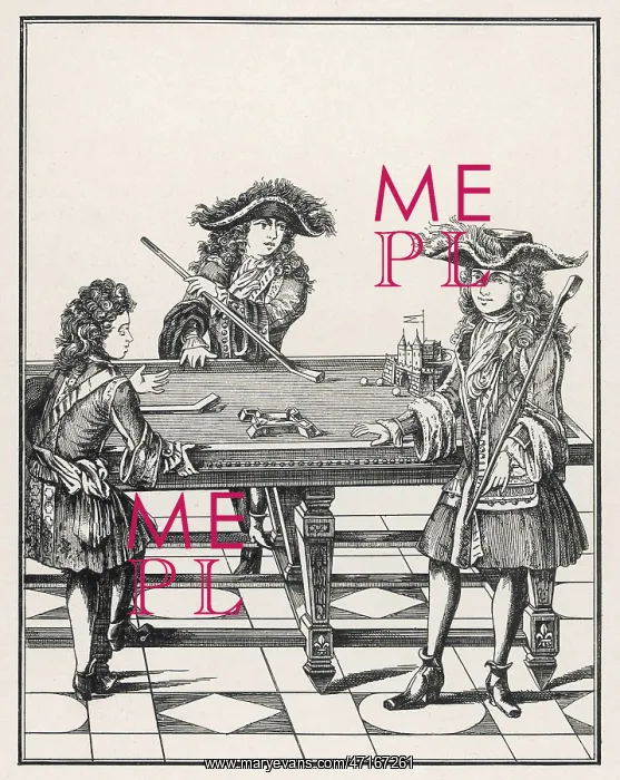: C17TH BILLIARDS GAME : C17TH BILLIARDS GAME