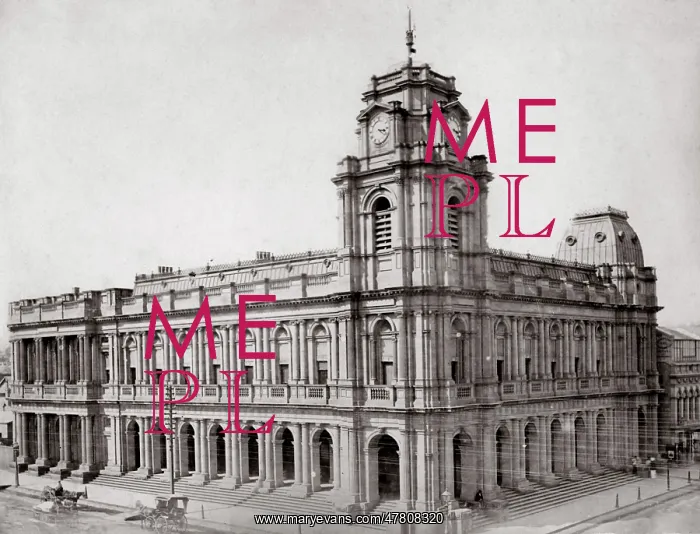  : c.1880s Australia - the Post Office in Melbourne