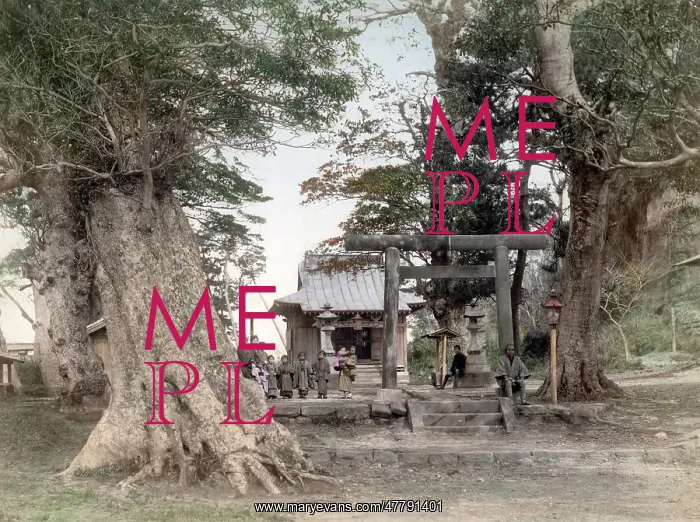  : c.1880s Japan - Honmoku temple