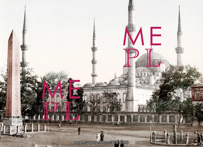 : c.1890s Turkey Sultan Ahmed Mosque : c.1890s Turkey Sultan Ahmed Mosque