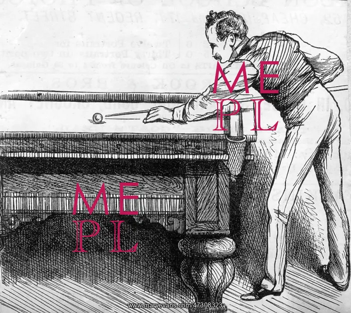  : C19 BILLIARD PLAYER