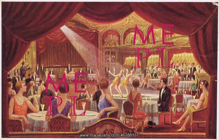 : Cabaret show at the Pavillon Mascotte, Berlin : Cabaret show at the Pavillon Mascotte, Berlin